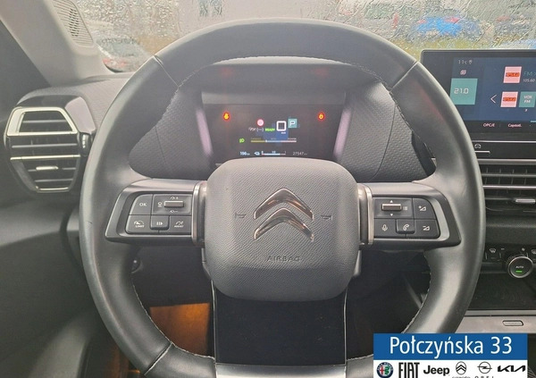 Citroen C4 cena 95890 przebieg: 30000, rok produkcji 2021 z Myślenice małe 301